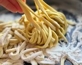 Hình bước làm 5 của món 🌱 Mì Udon Tươi Màu Vàng Nghệ