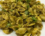 A picture of step 4 of Pesto Orecchiette Pasta.