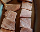 Foto del paso 1 de la receta: Sashimi de atún de isla de Pascua