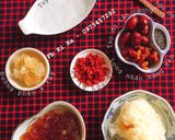 Hình bước làm 1 của món Chè dưỡng nhan- nhựa đào, tuyết yến, nấm tuyết
