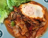รูปขั้นตอนการทำที่ 3 ของ หมูผัดกิมจิ คีโต