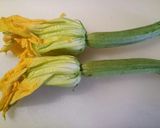A picture of step 1 of Saffron, zucchine (with flowers) and speck risotto.