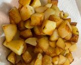 A picture of step 2 of German fries.