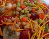 A picture of step 4 of Mix Fruit Chat.