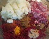 A picture of step 2 of Beetroot cutlet.