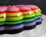 Foto langkah ke 6 dari resep Rainbow pudding.