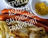 Foto del paso 4 de la receta: Repollo asado con salchichas Frankfurt ahumadas