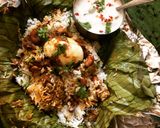 A picture of step 13 of Mutton Pothi Biryani.