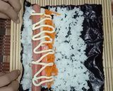 Gambar langkah 6 resipi Kimbab @gimbab.