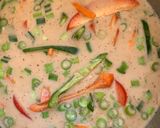 A picture of step 2 of Thai one- pot- pasta.