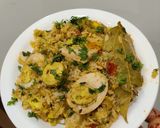 A picture of step 5 of Egg Biryani.