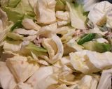 A picture of step 1 of Cabbage and Ground Pork.