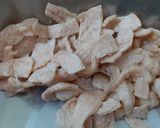 Hình bước làm 2 của món Gà xé chay chiên giòn (nồi chiên không dầu)
