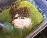 Foto del paso 4 de la receta: Panqueques integrales de espinaca con chía