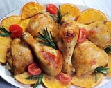 Фото кроку 6 до Запечённая курица с апельсинами.