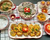 Hình bước làm 8 của món Cơm nhà nhiều món mừng ngày thống nhất 30.4