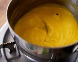 A picture of step 14 of Mango Frangipane Tart | Gorgeous Orange Yellow Tart.