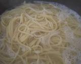A picture of step 1 of Eggplant Spaghetti Parmesan.