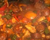 A picture of step 5 of New Orleans gumbo 🎶🎺.