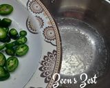 A picture of step 3 of Pickled Jalapenos.