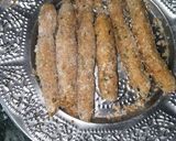 A picture of step 3 of Bread crumbs ke fingers rolls.