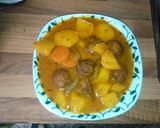 A picture of step 6 of My Potato and Meatball Stew.