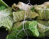 Balluchons de choux vert frisé farcis aux légumes d'hiver étape de la recette 7 photo