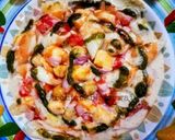 A picture of step 3 of Mango Pasta Chaat.