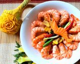 Hình bước làm 2 của món Tôm hấp bia