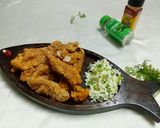 A picture of step 8 of KFC style chicken tenders.