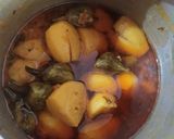 A picture of step 3 of Stuffed potato brinjal.