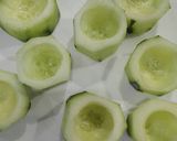 Foto del paso 3 de la receta: Cestas de pepino rellenas de atún