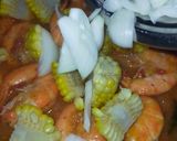 Foto langkah ke 5 dari resep Udang saos padang jagung manis.