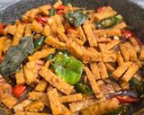 Foto langkah ke 7 dari resep Oseng Tempe Manis Pedas.