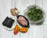 三杯皮蛋白肉米血糕的食譜步驟1照片