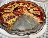 Une image de l'étape 16 de Tarte à la rhubarbe et prunes, crème pommes citron vert.