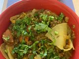 Traditional Dana Methi Papad ki Sabzi