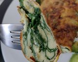 Foto del paso 4 de la receta: Omelette de espinaca, ajo y orégano