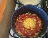 Foto del paso 5 de la receta: Spaghetti rojo con elote