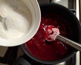 Foto langkah ke 1 dari resep Red Berry and Coconut Cream Puffs (Choux Au Craquelin).