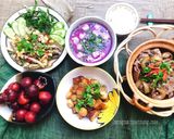 Hình bước làm 4 của món Canh Khoai Tím Nấu Giò Sống