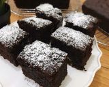 Foto langkah ke 7 dari resep FUDGE Moist Banana Chocolate Cake (lezatos tanpa mixer, tanpa butter).