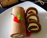 Foto langkah ke 6 dari resep Bolu gulung kukus coklat.