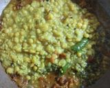 A picture of step 6 of Panchmel dal.