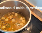 Foto del paso 3 de la receta: Arroz integral de verduras con bacalao