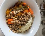 Foto del paso 1 de la receta: Croquetas de garbanzos, zapallo 🎃 y zanahoria 🥕🧡