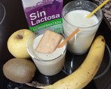 Foto del paso 1 de la receta: Batido de manzana, kiwi y plátano