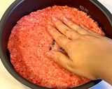A picture of step 10 of 【A must for mushroom lovers!】Giant hamburg steak with whole jumbo mushrooms in a rice cooker.