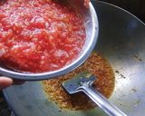 A picture of step 6 of Dal Palak.