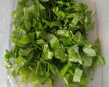 Foto langkah ke 1 dari resep Omelette Bayam Jamur Kuping.